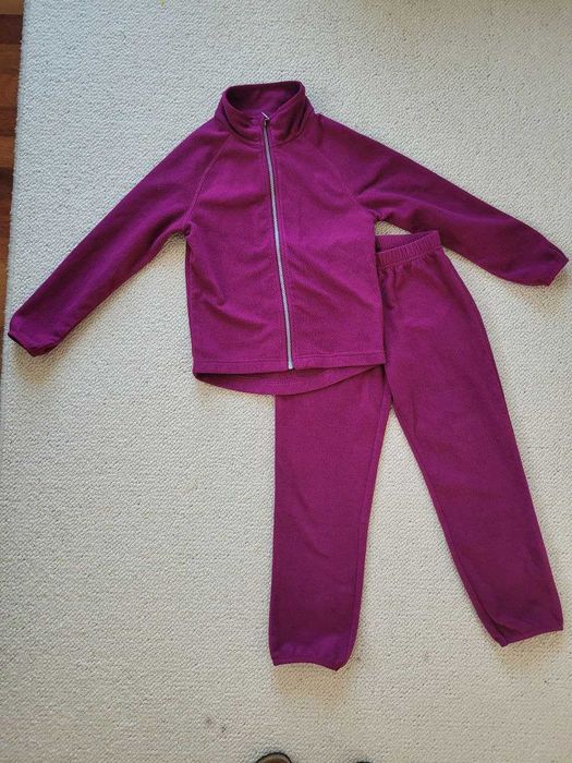 Ciepły dziecięcy dres polarowy (bluza + spodnie) Lassie by Reima, 128