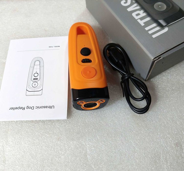 Ultrasonic PU-60 Cупер отпугиватель собак с х-2 фонариком відлякувач