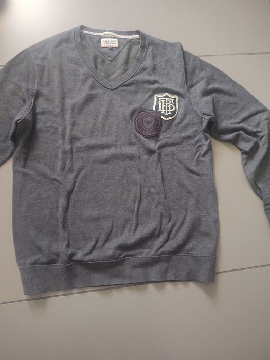 Sweter Tommy Hilfiger denim XL