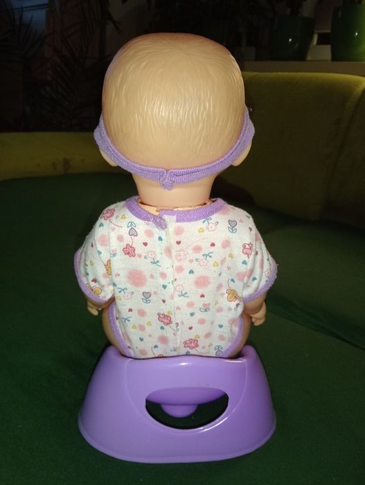 Lalka z nocnikiem i ubrankiem, wys. lalki 40 cm