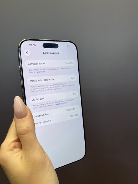 iPhone 16 Pro Max 256GB Pustynny - bateria 92% - gwarancja 12 mies. - rozliczenie starego iPhone’a