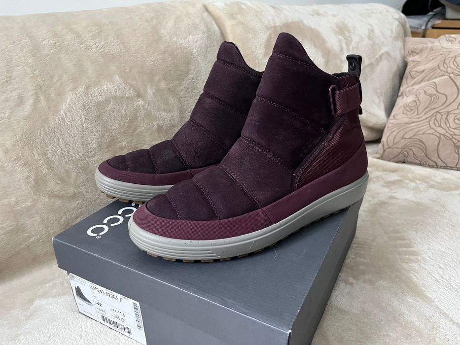 Ecco buty botki  zimowe skóra wodoodporne r.42