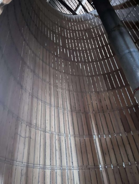 Bin ,silos  drewniany na ziarno z możliwością dosuszania , aluminiowy
