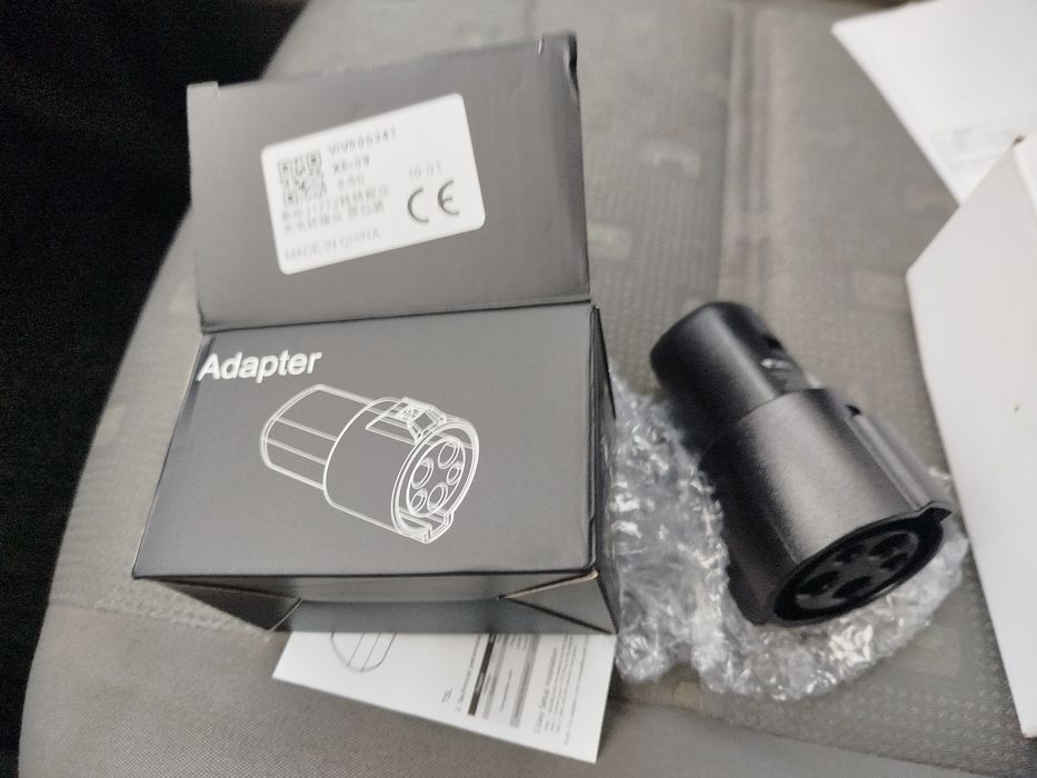 Перехідник адаптер Type 1 - Tesla (j1772) до 20квт Краща якість!