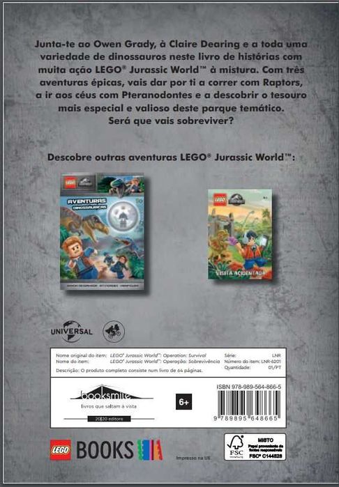 Operação: Sobrevivência LEGO Jurassic World