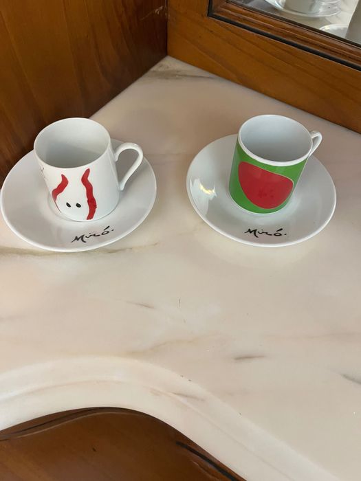 Chávenas  café colecção Joan Miró