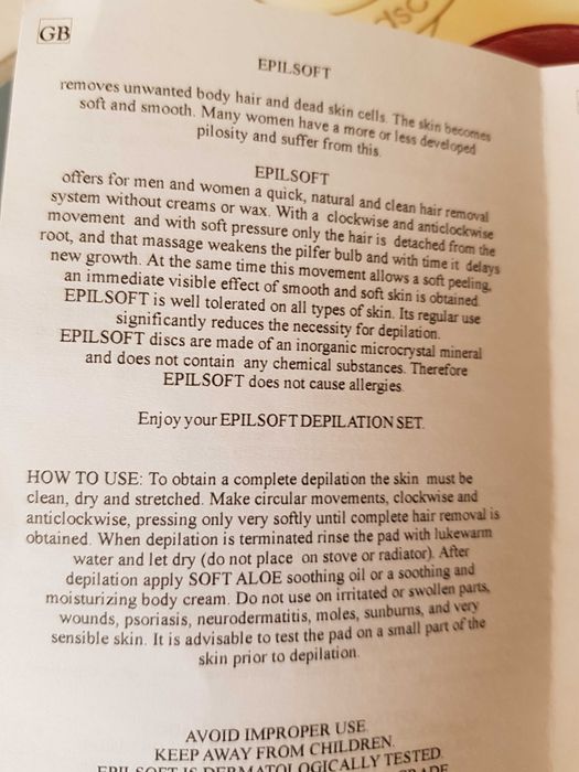 Epilsoft do ręcznej depilacji