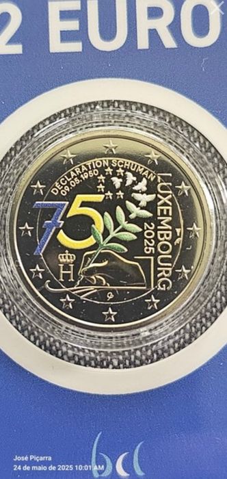 2€ Luxemburgo COLORIDA 2025