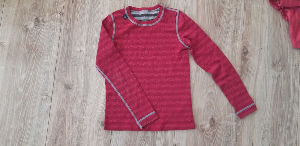 Komplet koszulka welna merino128/134 ulvang jak devold