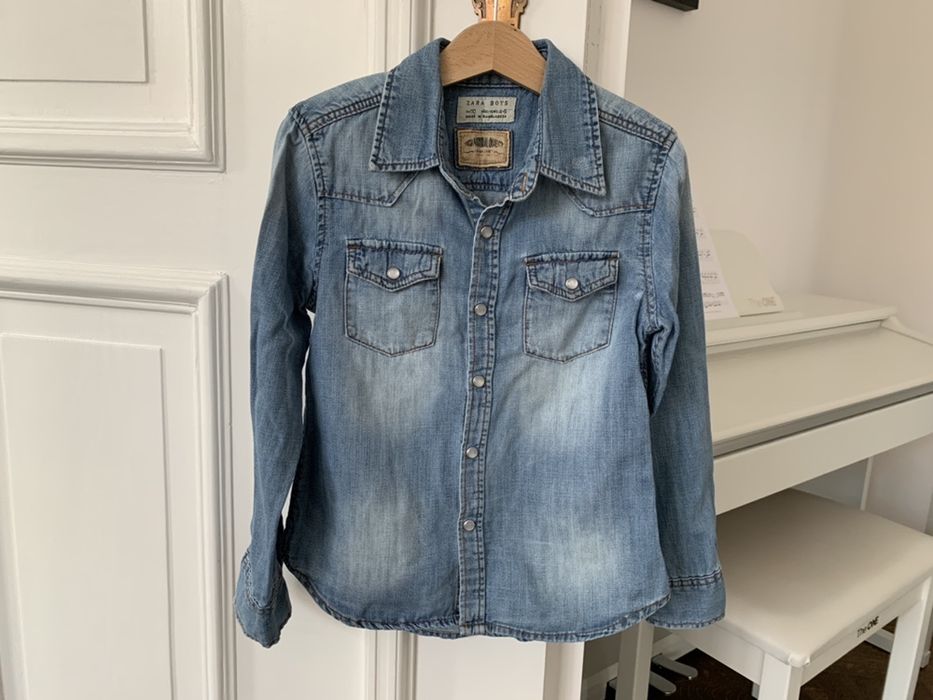 Jeansowa koszula 110 cm Zara