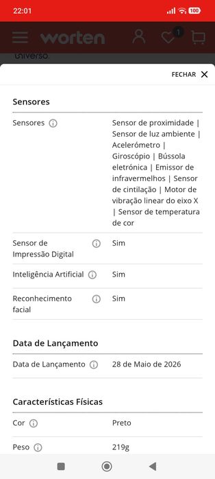 Smartphone XIAOMI 17T Pro 5G (6,59'' - 12 GB - 512 GB - Preto)