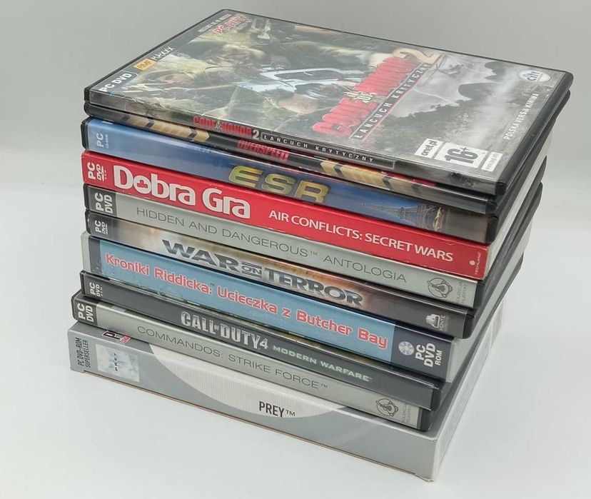 Zestaw 10 gier na PC Call Of Duty Commandos Doom