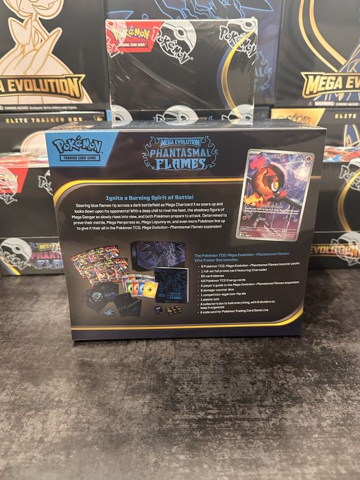 Pokemon TCG ETB Phantasmal Flames.