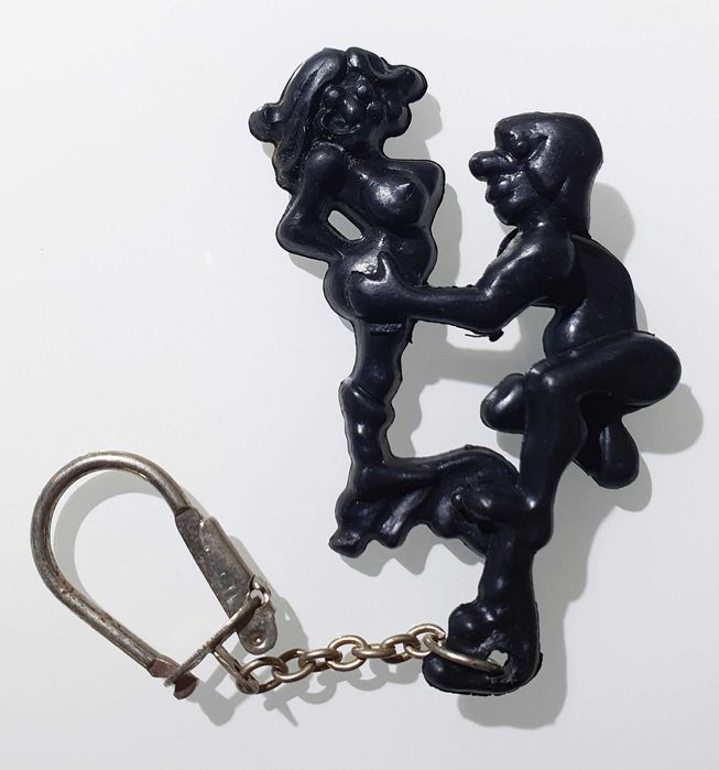 Antigo Porta Chaves de Feira ~ "MAROTO com MOVIMENTO" ~ Anos 80 ~ RARO