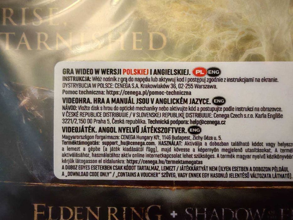 Elden Ring Tarnished Edition - Nintendo Switch 2 - Nowa - Folia