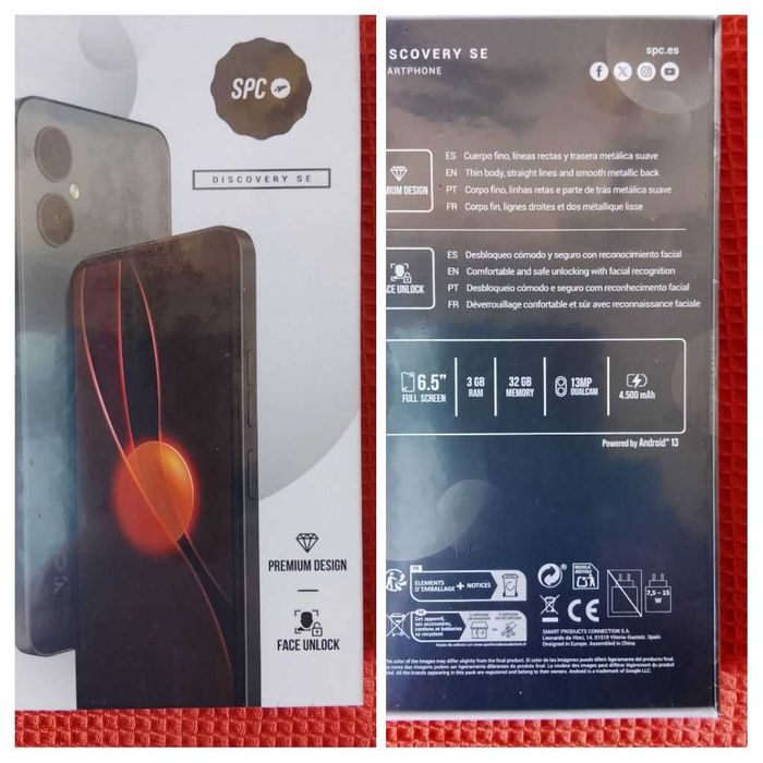Smartphone SPC Discovery SE, NOVO embalagem selada