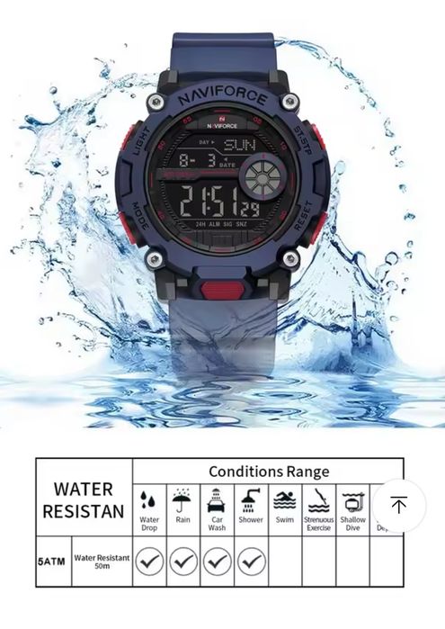Часы тактические  Naviforce (механизм Seiko.)