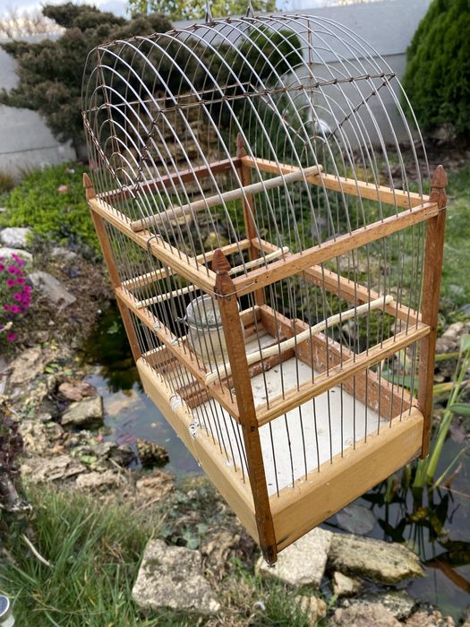 Клетка для птичек, ручной работы