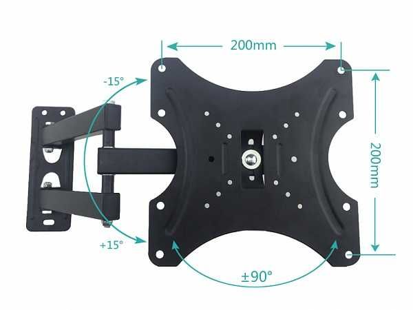 14"-42" Кронштейн для тв V-Star HDL-117B Кріплення для телевізора