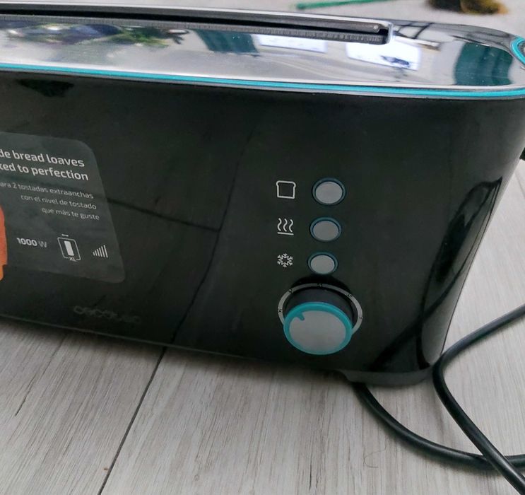 Toster Cecotec Toast&Taste Extra B czarny 1000 W