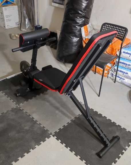 Nowa Ławka Regulowana 3w1 z Modlitewnikiem do 150kg Ławeczka Treningowa  do Ćwiczeń - Gwarancja