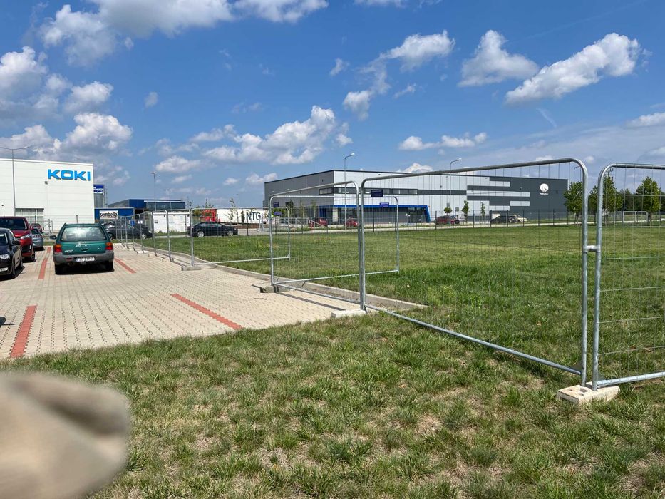 Ogrodzenie Budowlane Tymczasowe Panel Ażurowy Zaokrąglone RaundTop