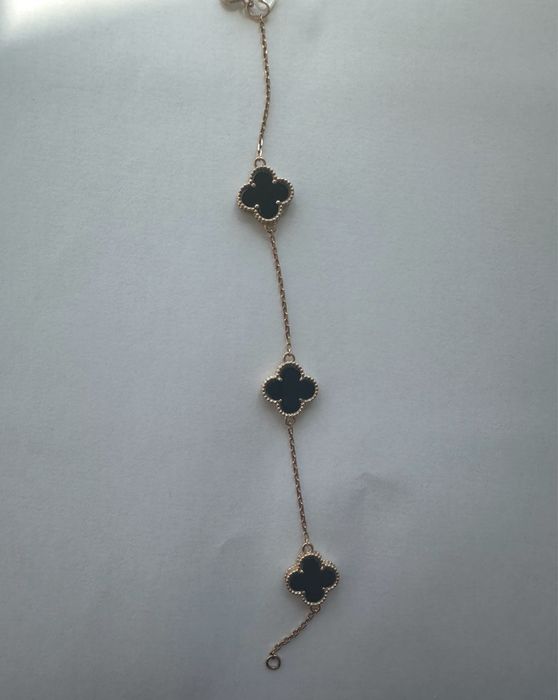 Van  cleef  браслет конюшина клевер золото 585 діаманти