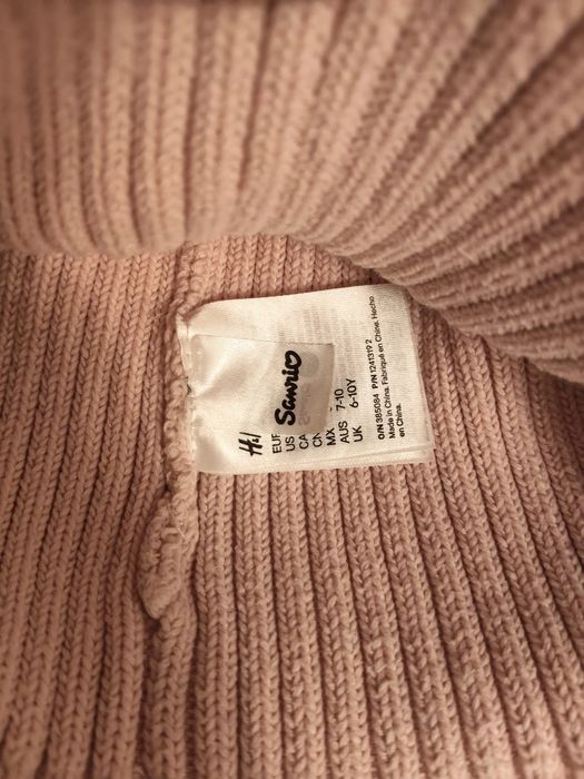 H&M zestaw czapka i szal 122/128