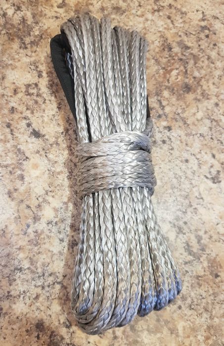 Синтетичний ("кевларовий") трос для лебідки квадроцикла 7мм. 15 м.
