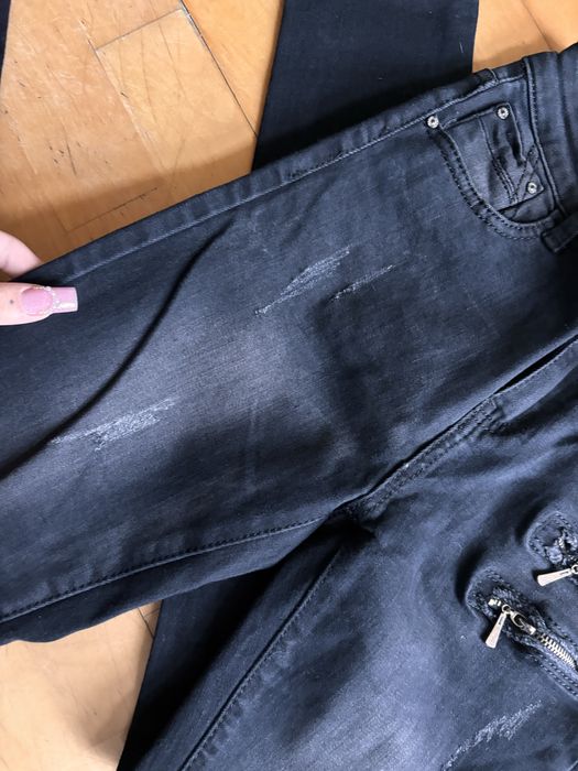 Dżinsy skinny wysoki stan S