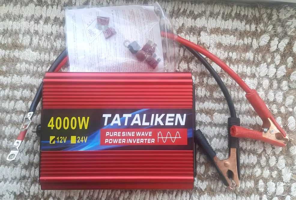 Инвертор с чистою синусоидою, преобраз. 12V/220V 3000Вт 4000Вт 6000Вт