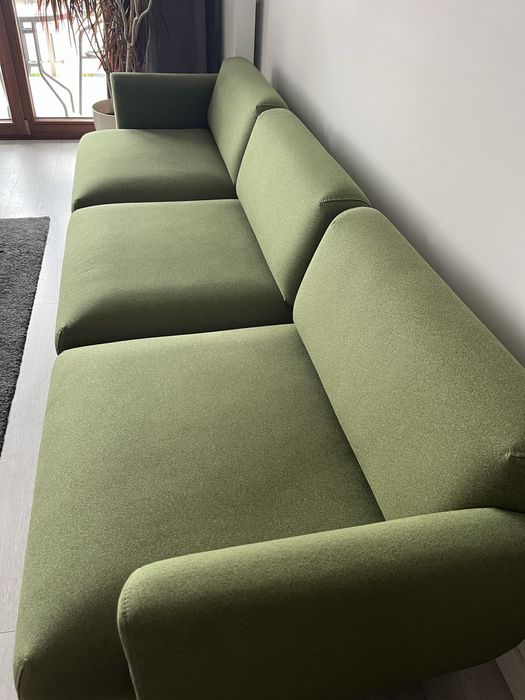 Sofa Bejot Fora FR 423, 3-osobowa, designerska, zielona