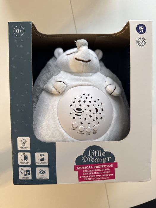 Pluszowy Jeż, usypiacz, projektor z muzyką