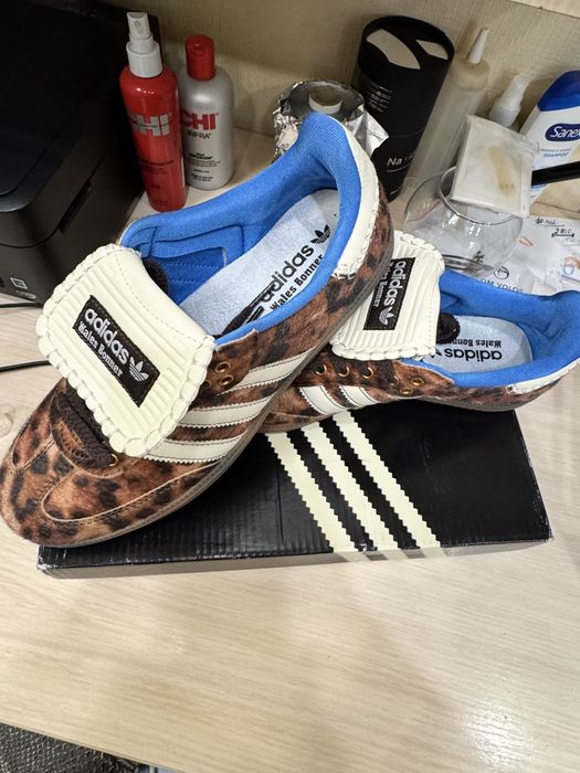Леопардовые кроссовки adidas