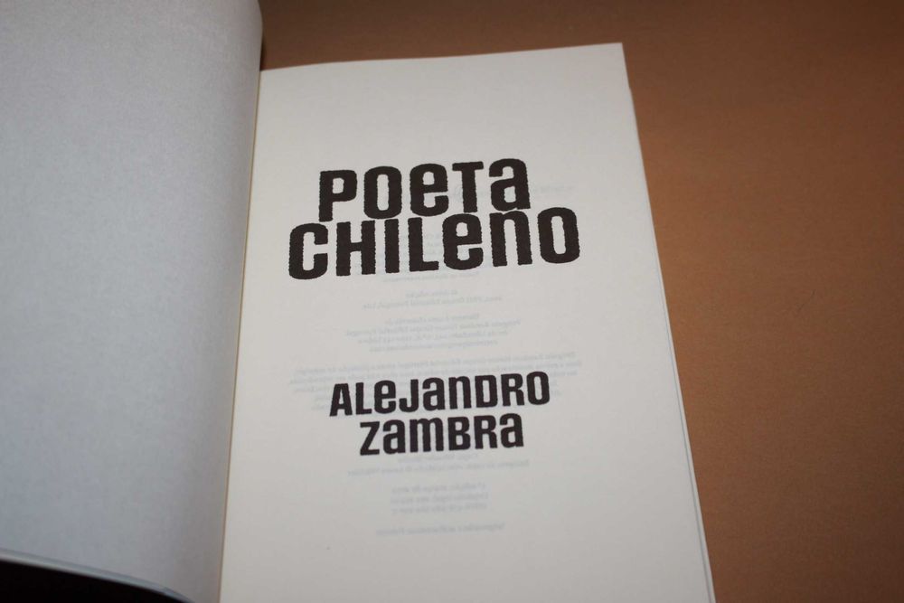 Poeta Chileno // Alejandro Zambra