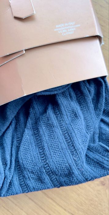 Collants em renda preta Bemetton
