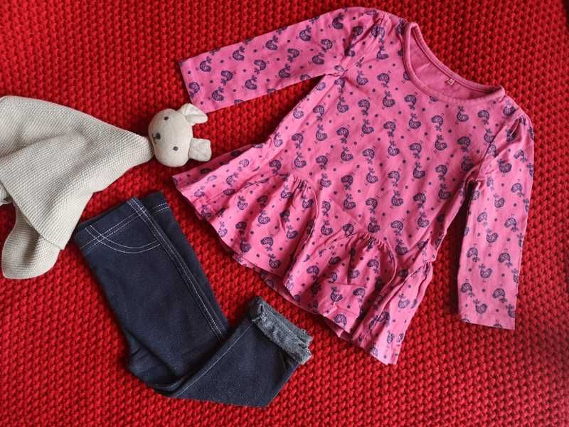 George tunika bluza + legginsy 74-80 cm 9-12m.