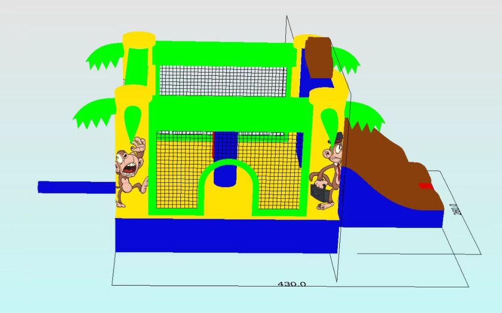 Insuflável Pequeno Castelo (Novo)