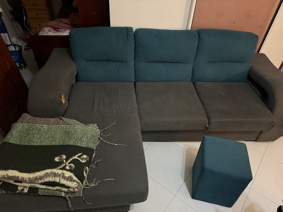 Sofa com chaise long