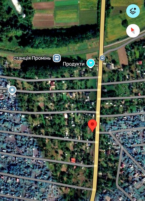 55 сот , фасадна ділянка, перспективне місце