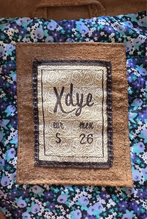 Blusão de couro castanho claro Pull & Bear