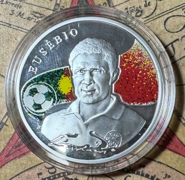 104,6 g czystego srebra – zestaw 4 monety „Królowie piłki nożnej”