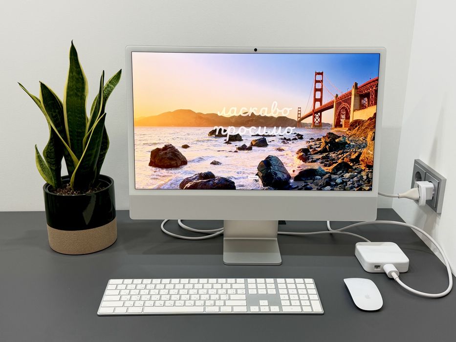iMac 24" M4 (2025) 16/256GB Silver, AppleCare+ до 2033 року