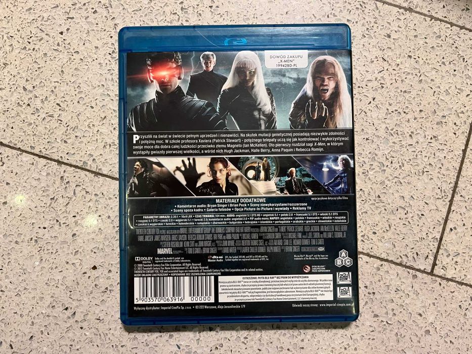 X-Men (blu-ray / polski lektor)