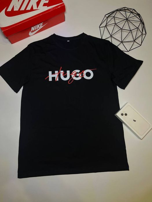 Футболка Hugo Boss / Чорна Хуго Босс / Boss/ футболки /хуго бос/ унісекс / дешево /ХУГО/ХУГО БОСС