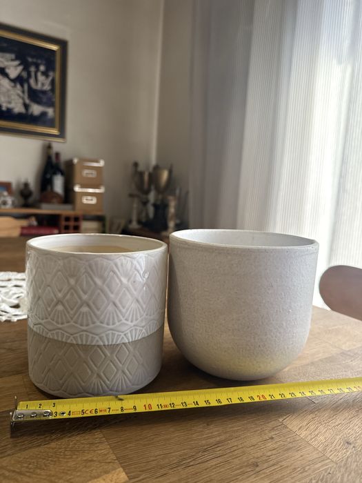 Vasos plantas em ceramica