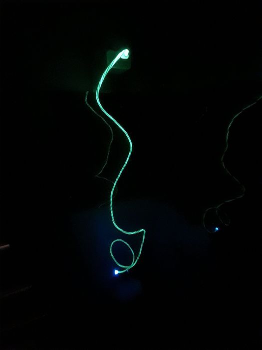 Kabel USB c micro usb nowe świecące