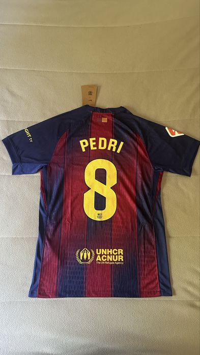 Camisola Fc Barcelona principal versão jogador (tamanho L)