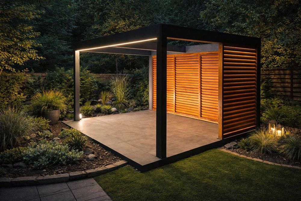 Pergola ogrodowa 5x4 drewno klejone warstwowo BSH!