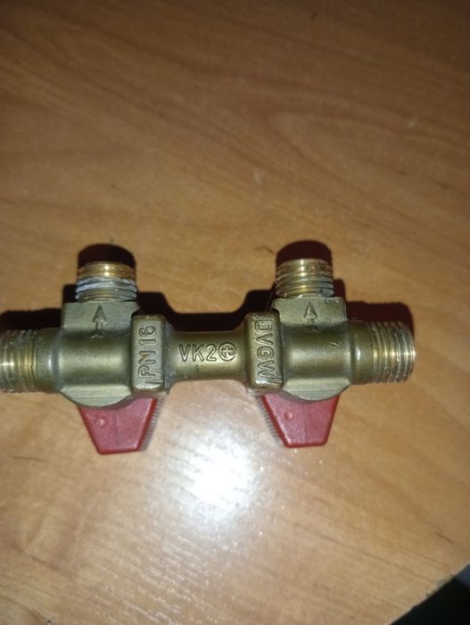 Zawór gazowy podwójny vk2 8mm Truma